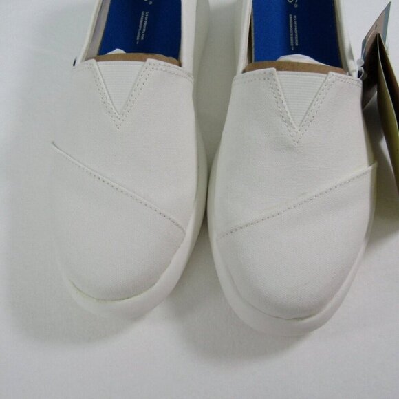 Toms Alpargata Mallow Misty Blue Color Changing Twill Shoes Womens Size 8.5 New - Picture 3 of 13